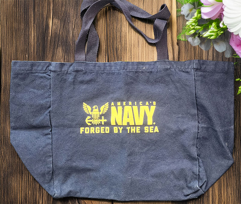 Navy Tote